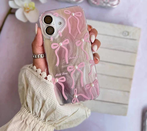 Pearl Bow Gradient Case